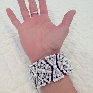 White bracelet, elegant